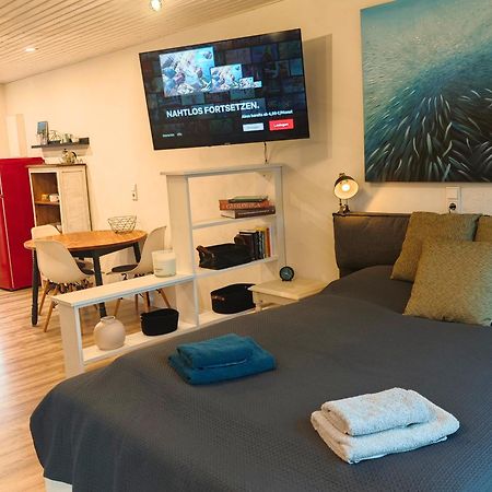 Ferienwohnung Diekblick - Kleiner Deichhof Hattstedtermarsch Bagian luar foto