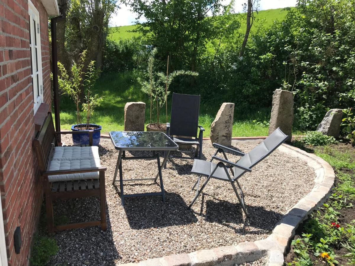 Ferienwohnung Diekblick - Kleiner Deichhof Hattstedtermarsch Bagian luar foto