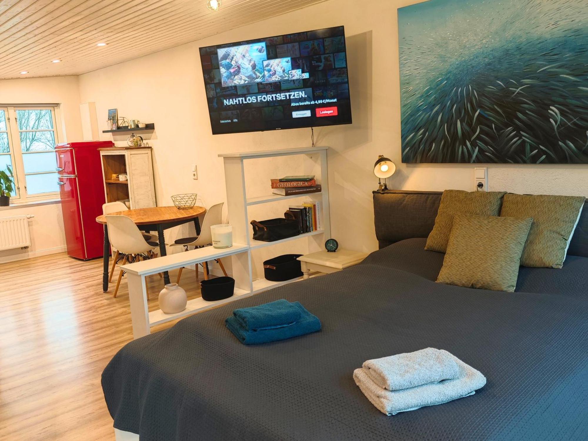 Ferienwohnung Diekblick - Kleiner Deichhof Hattstedtermarsch Bagian luar foto