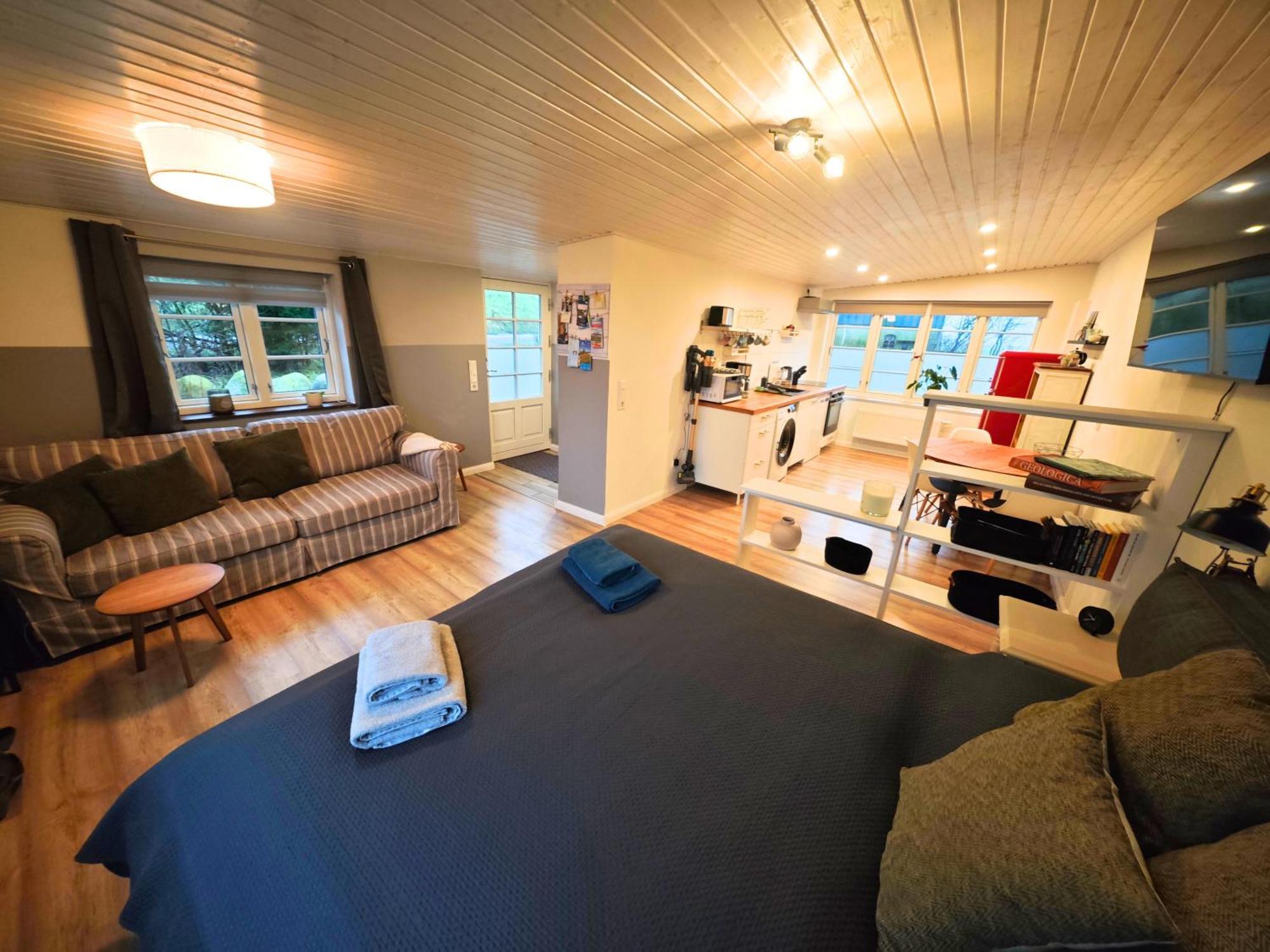 Ferienwohnung Diekblick - Kleiner Deichhof Hattstedtermarsch Bagian luar foto