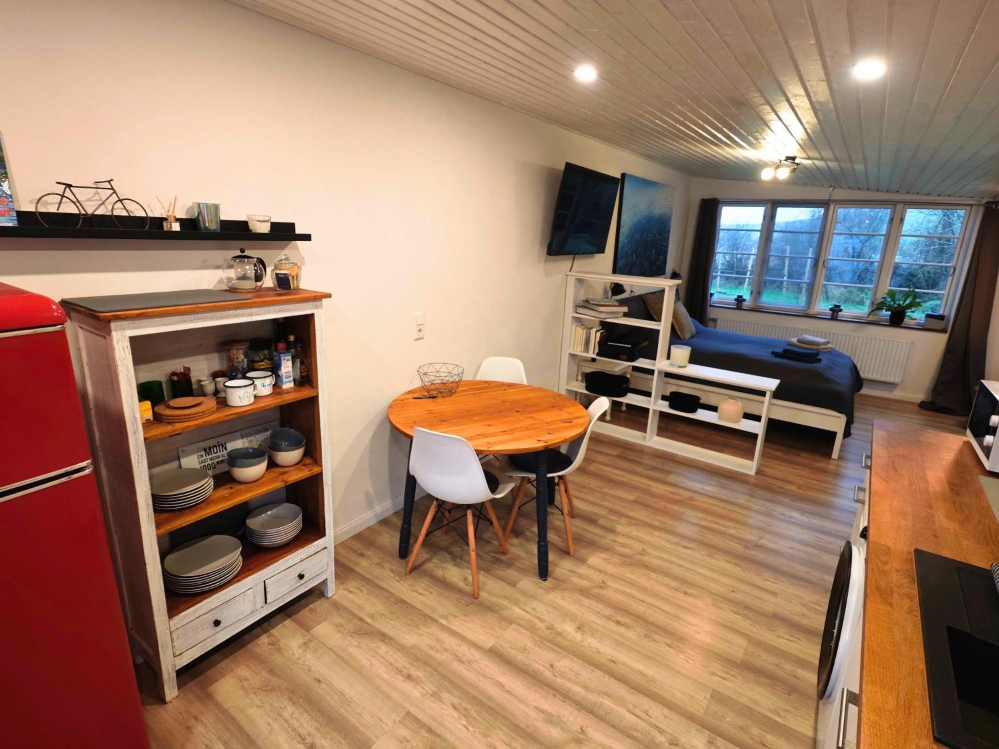 Ferienwohnung Diekblick - Kleiner Deichhof Hattstedtermarsch Bagian luar foto