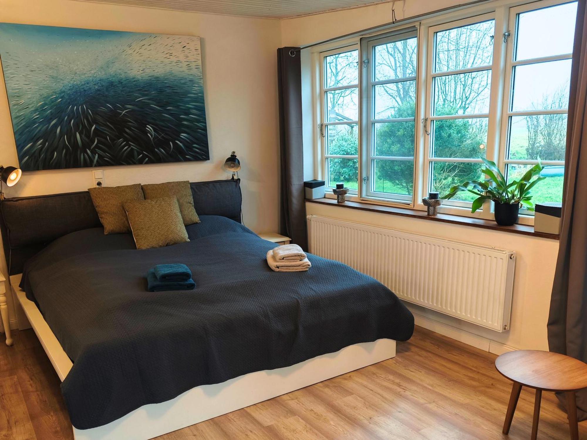 Ferienwohnung Diekblick - Kleiner Deichhof Hattstedtermarsch Bagian luar foto